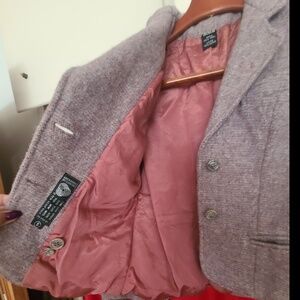Vintage Antique Rose 100% Wool Blazer XS
